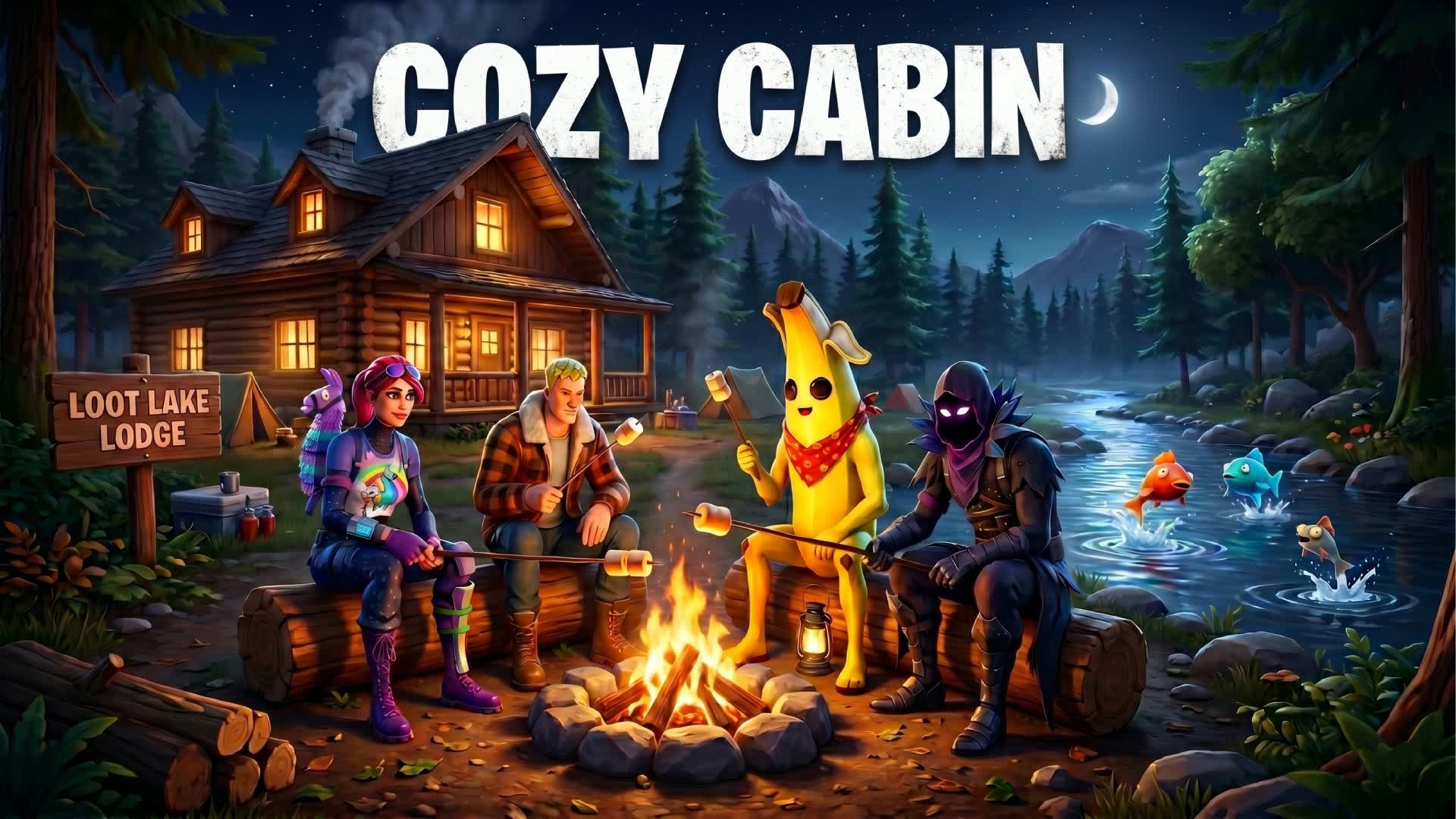 COZY CABIN π PROXIMITY CHAT β Fortnite Creative map