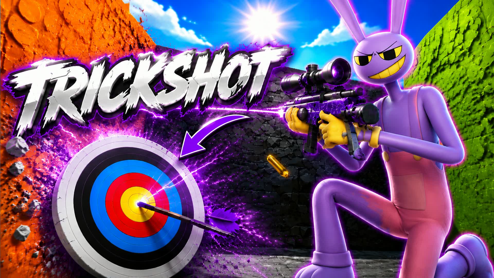 CRAZY TRICKSHOT โ Fortnite Creative map
