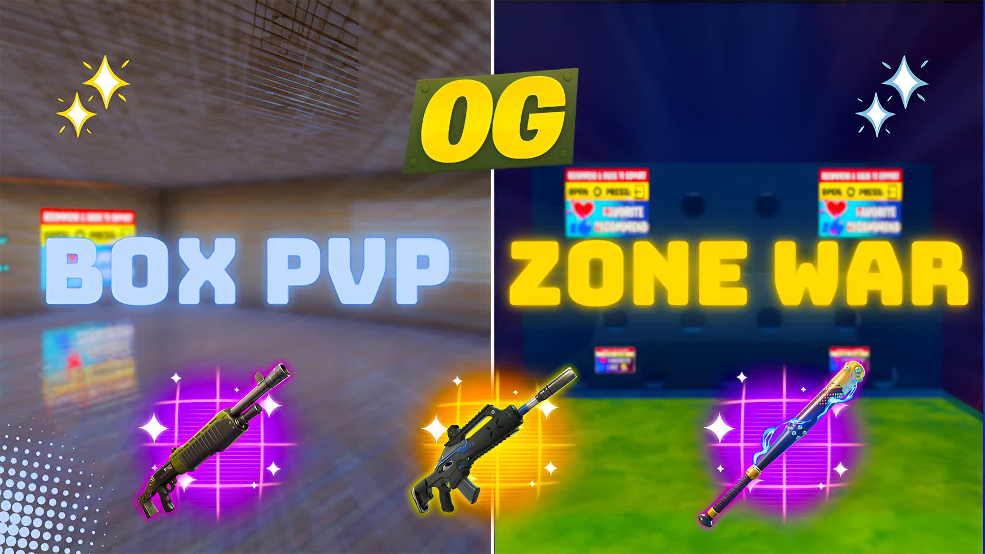 OG Box PVP / Zone WAR โ Fortnite Creative map