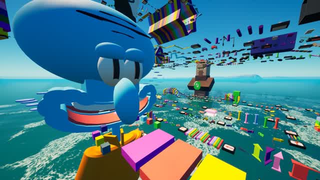 850 LEVEL OBBY PARKOURβ β Fortnite Creative map