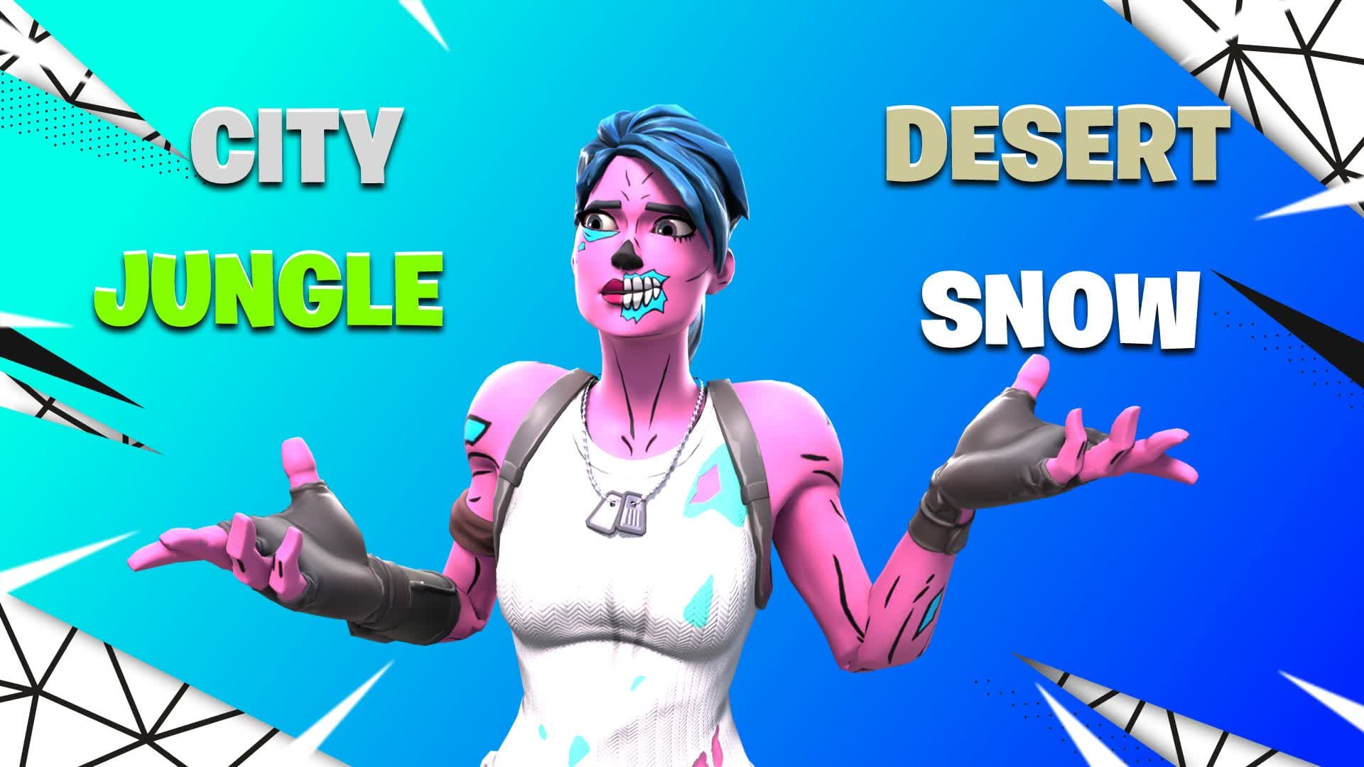 Biomes Hide and Seek — Fortnite Creative map