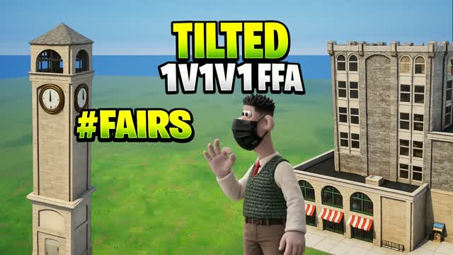 Tilted #FAIRS 1v1v1 FFA معارض تيلتد — Fortnite Creative map