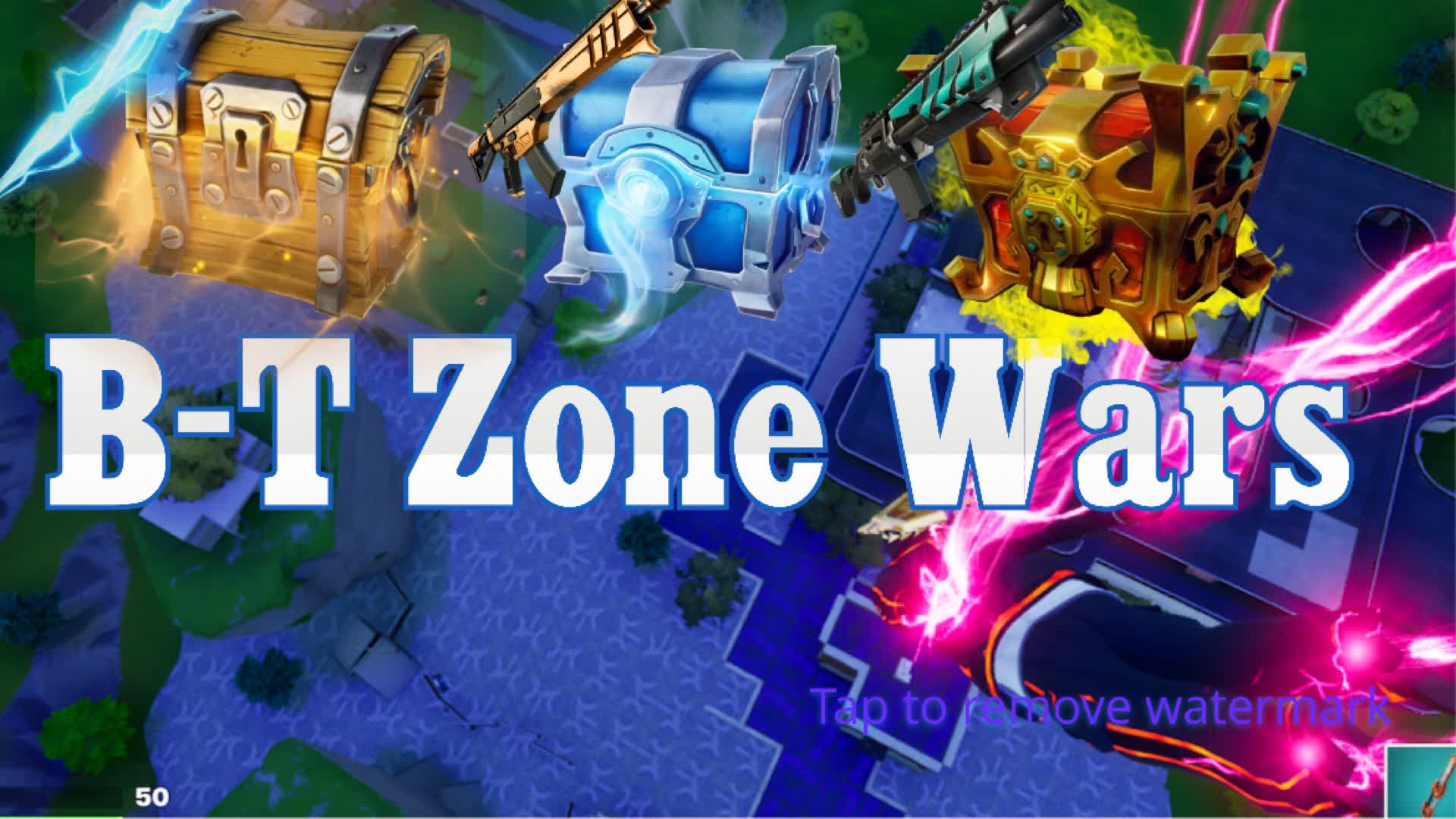 B-T zone wars — Fortnite Creative map