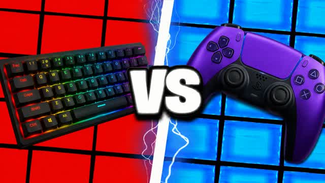 PS5 VS PC🏆 CRAZY RED VS BLUE 🔴🔵 — Fortnite Creative map