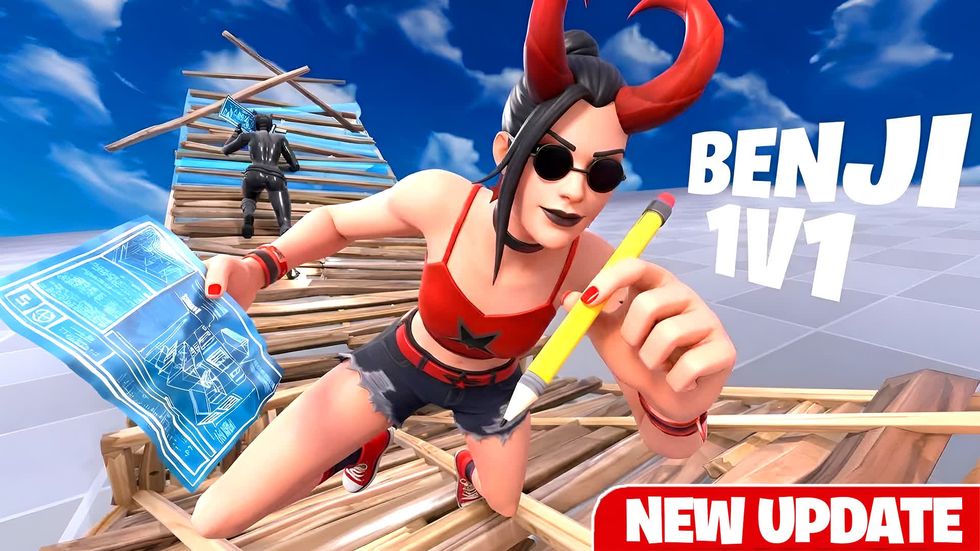 BENJI 1V1 BUILD FIGHT — Fortnite Creative map
