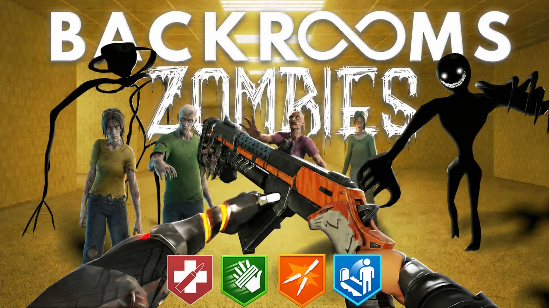 BACKROOMS ZOMBIES — Fortnite Creative map