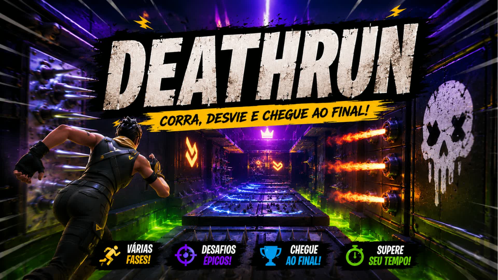 Deathrun Easy — Fortnite Creative map