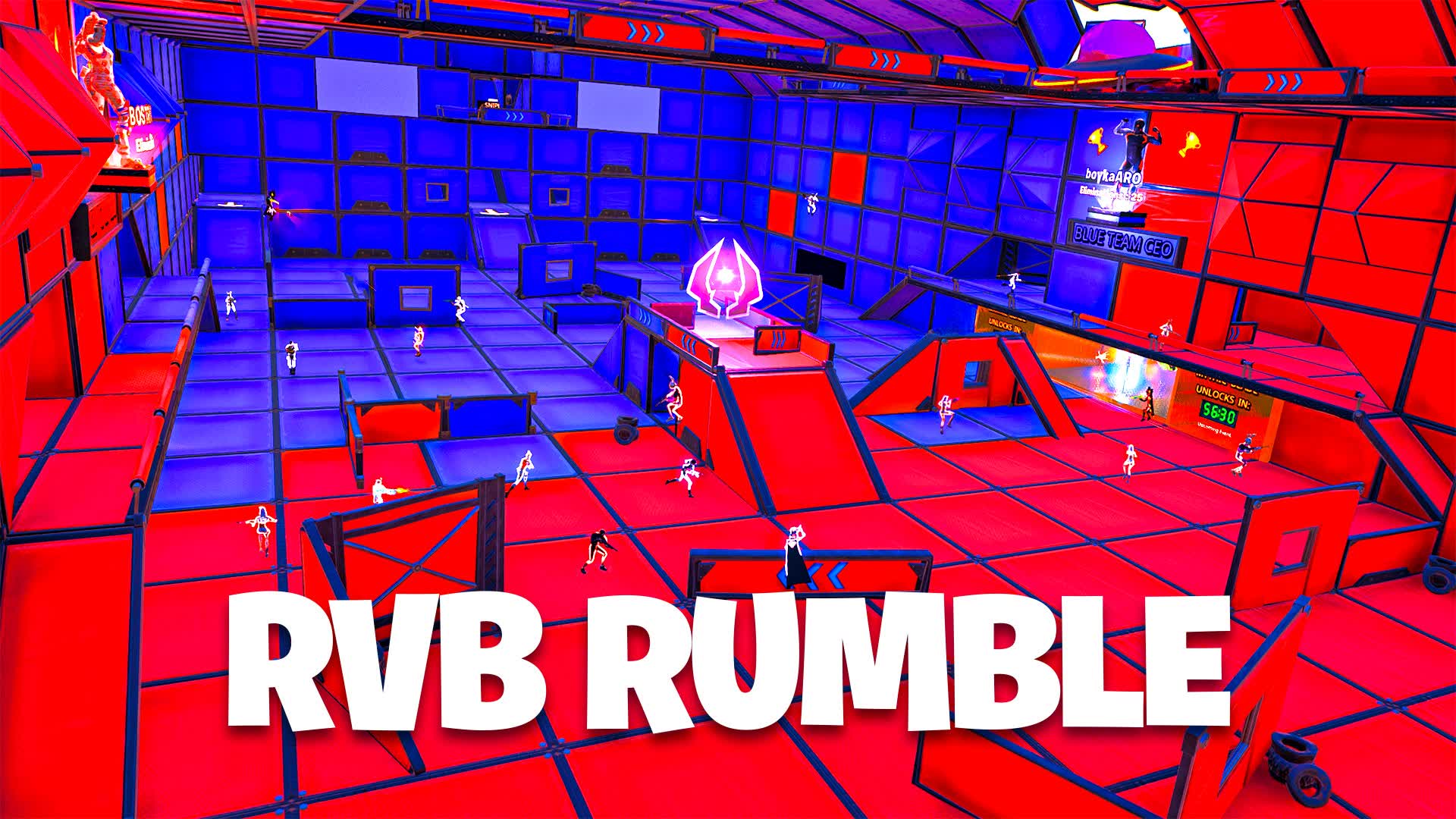 RED VS BLUE RUMBLE π΄π΅ β Fortnite Creative map