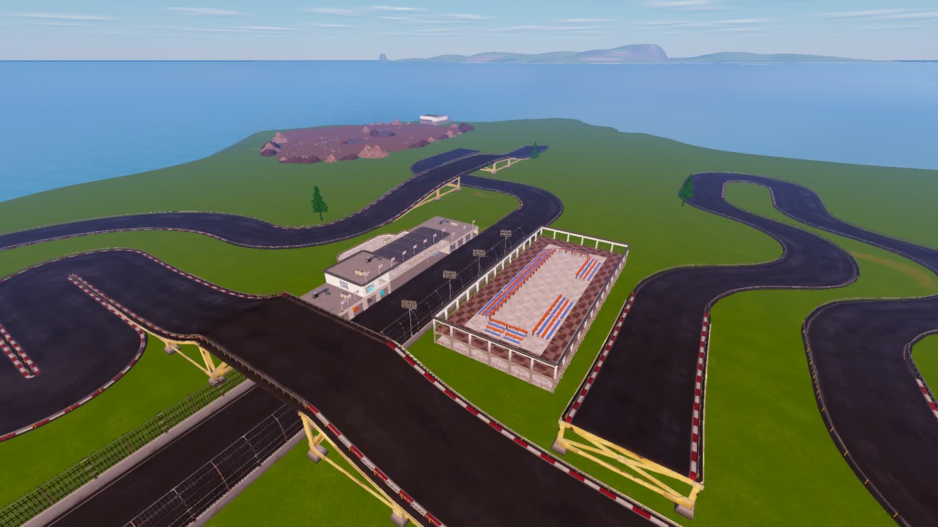 Racing with friends — Fortnite Creative map
