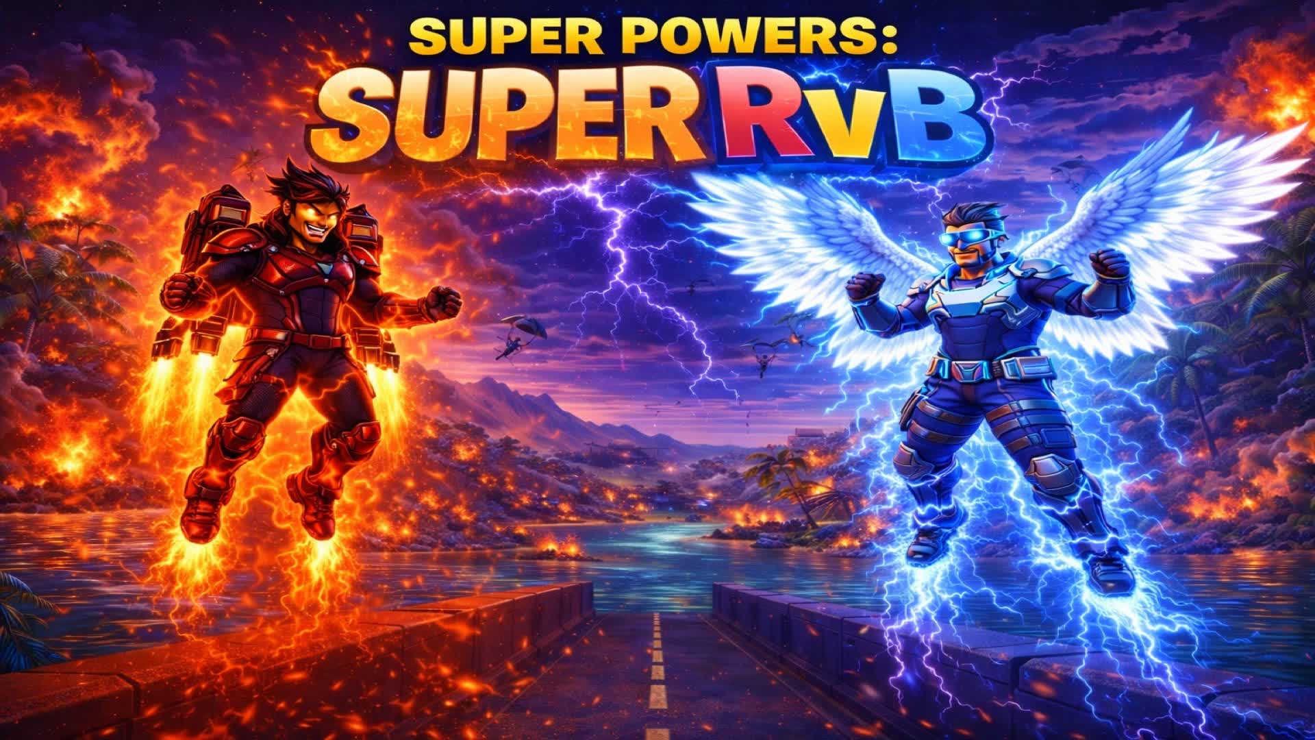 Super RvB: Red Vs Blue Heroes — Fortnite Creative map