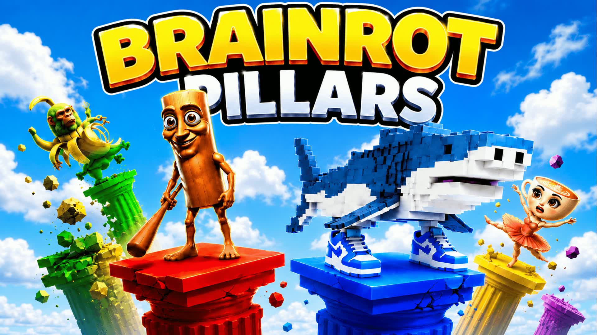 Brainrot Pillars β Fortnite Creative map