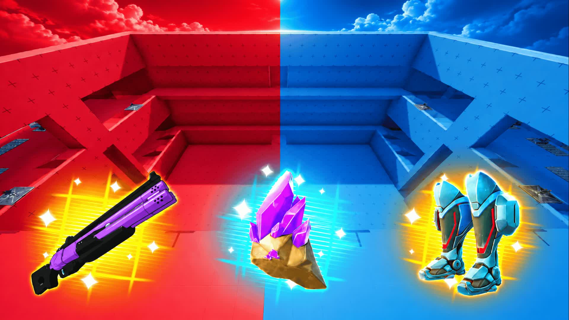 CLASSIC RED VS BLUE — Fortnite Creative map