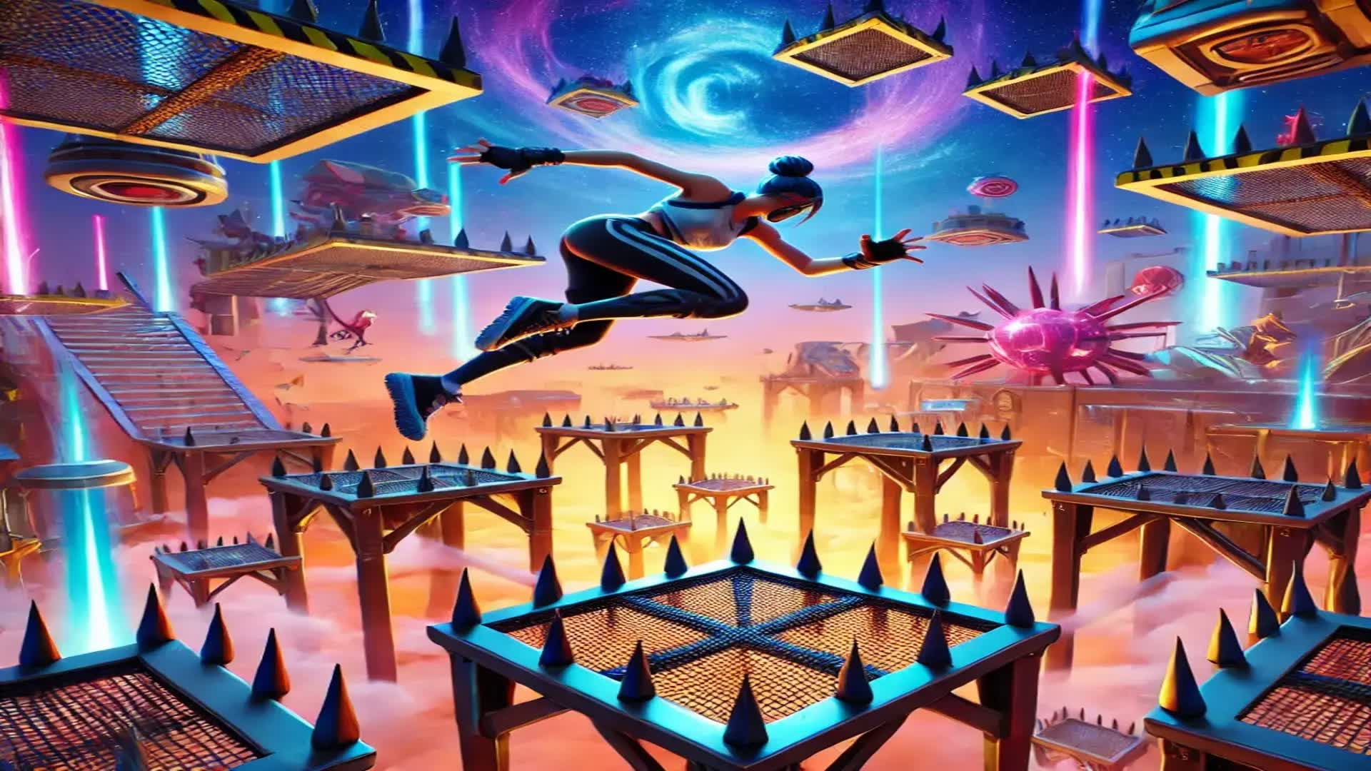 Trap Parkour — Fortnite Creative map