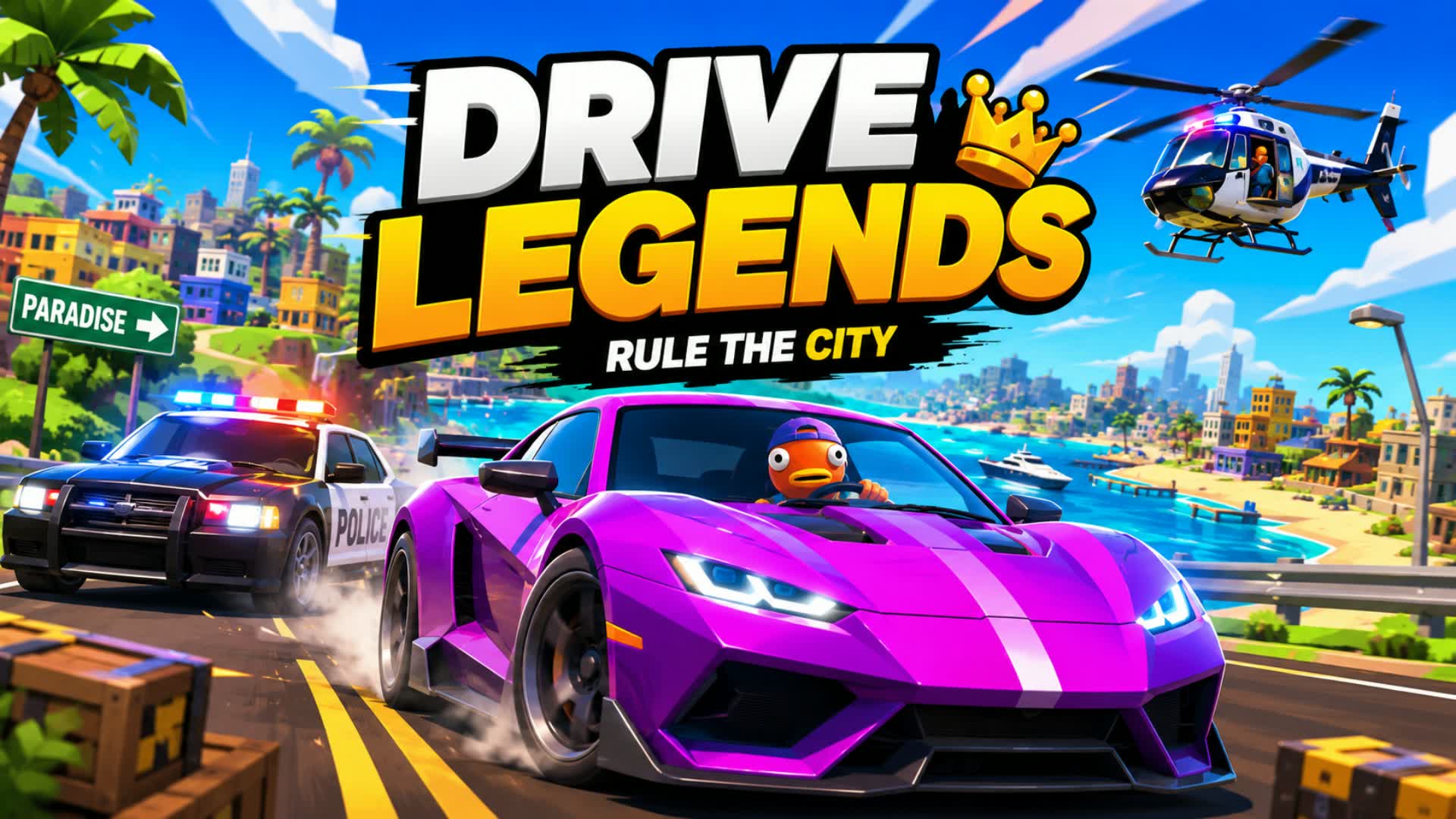 DRIVE LEGENDS π β Fortnite Creative map