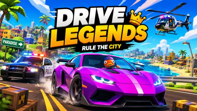 DRIVE LEGENDS 🚗 — Fortnite Creative map