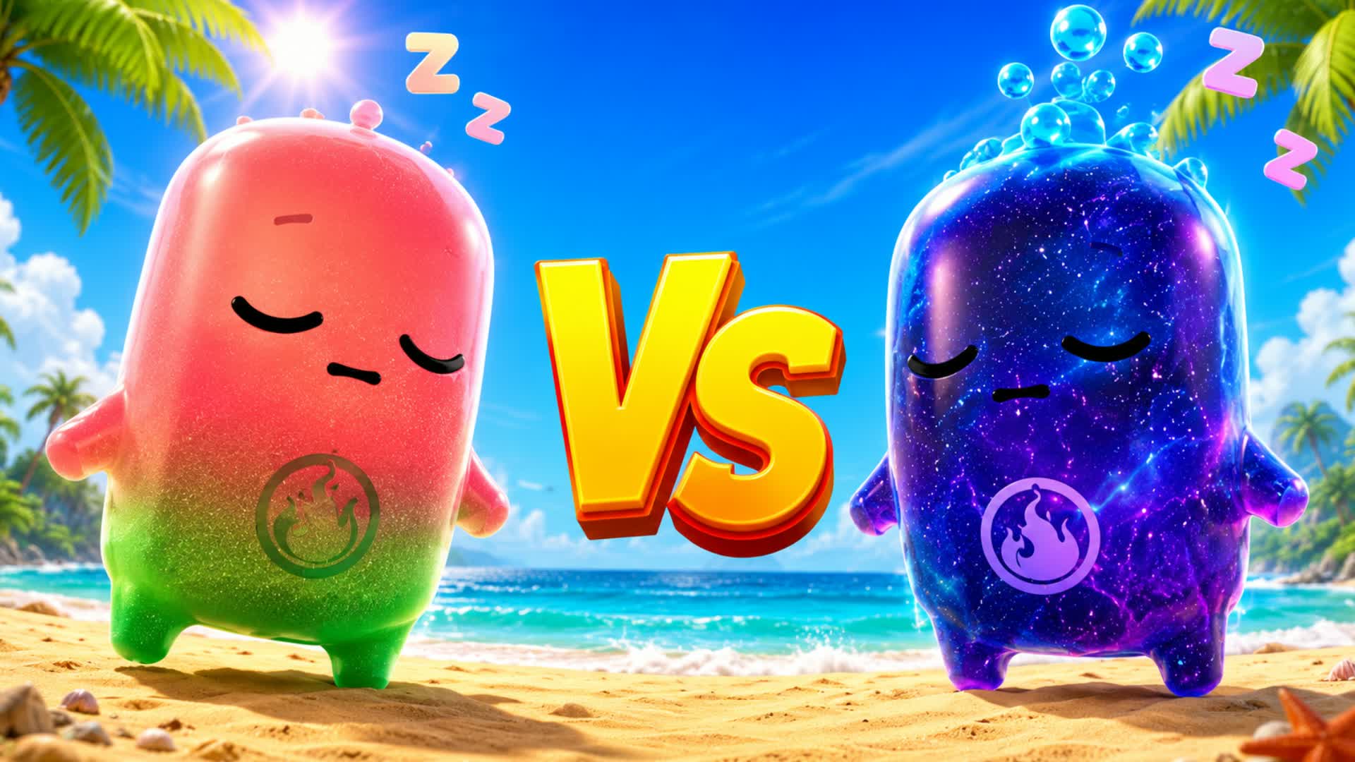 RED VS BLUE π΄π΅ SUMMER BATTLE RIVAL β Fortnite Creative map