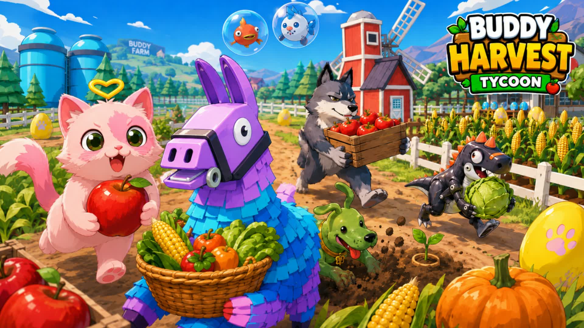 🐶BUDDY HARVEST TYCOON🐈 — Fortnite Creative map