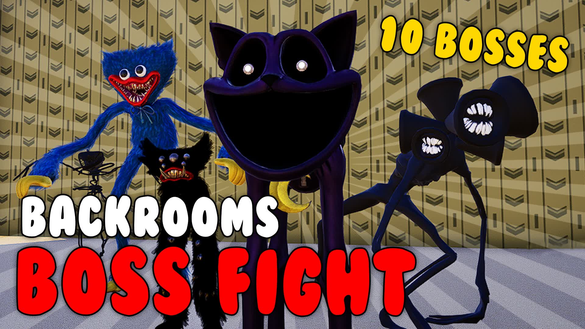 BACKROOMS SURVIVAL: BOSS FIGHT β Fortnite Creative map
