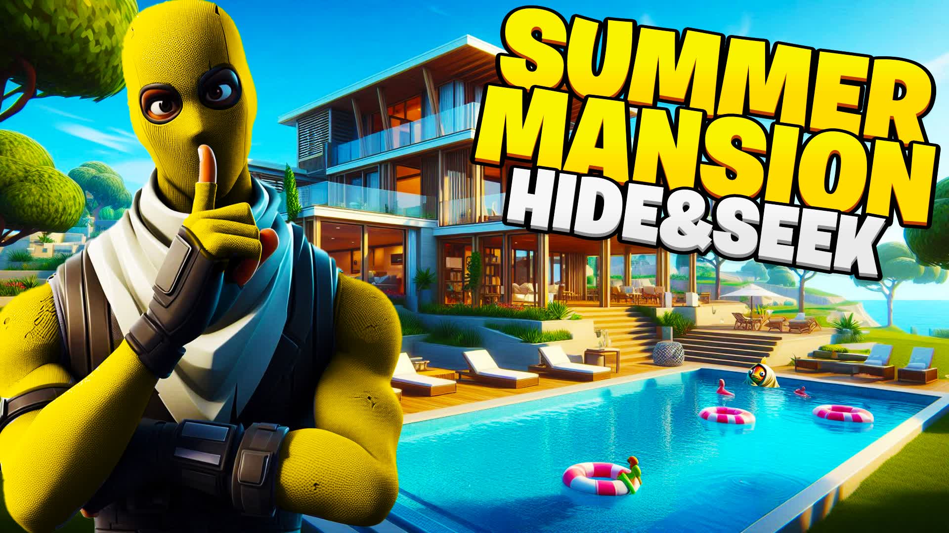 SUMMER MANSION HIDE AND SEEK — Fortnite Creative map