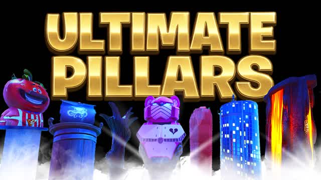 ULTIMATE PILLARS Quick Squad Party Game โ Fortnite Creative map