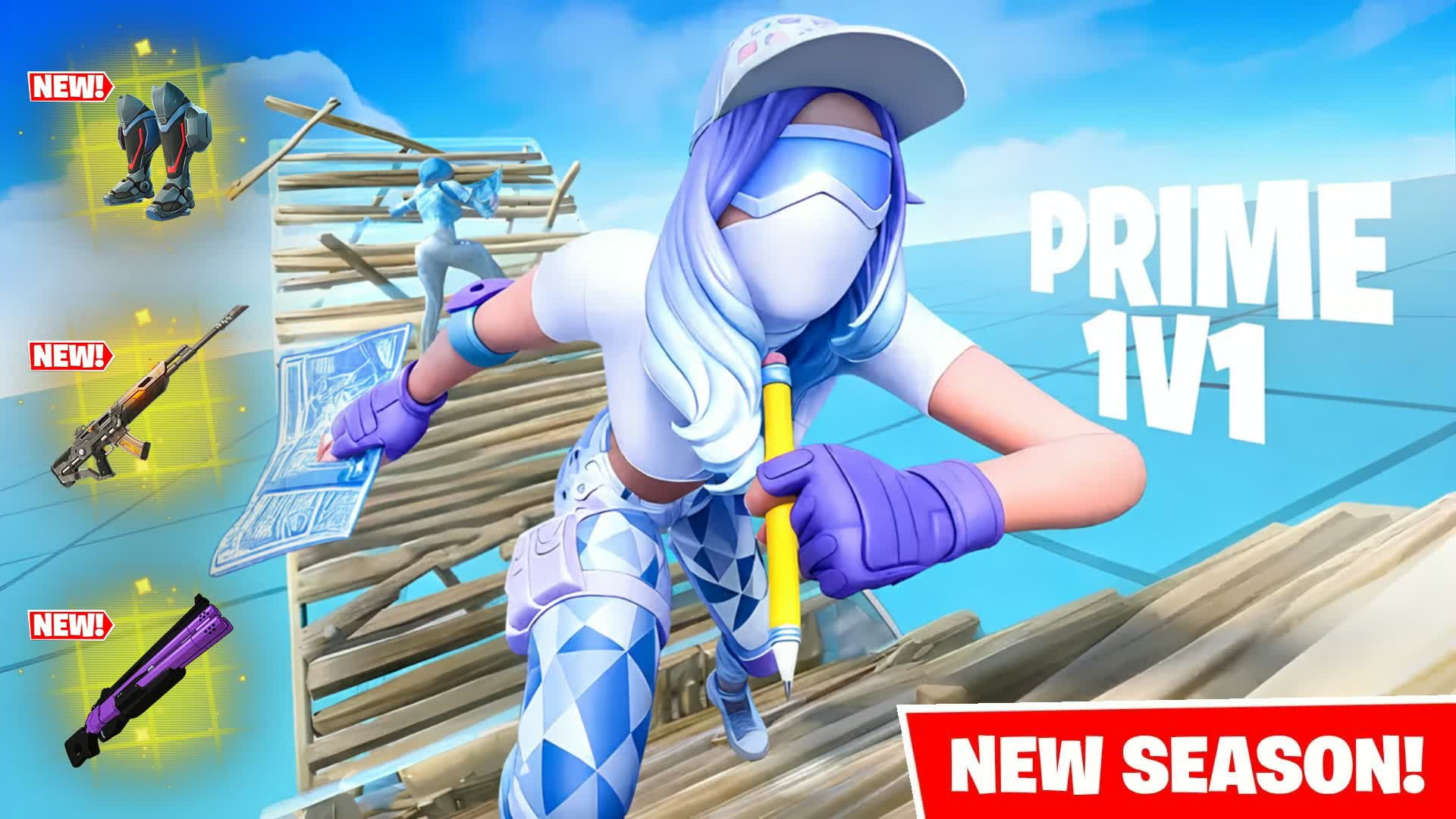 PRIME 1V1 (AIM & PIECE CONTROL PRACTICE) — Fortnite Creative map