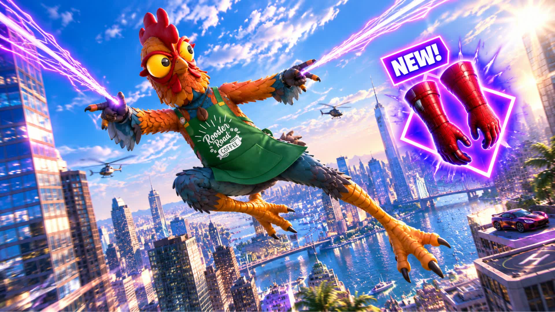 🎯GUN GAME SPIDER CITY AND DRIVE😎 — Fortnite Creative map