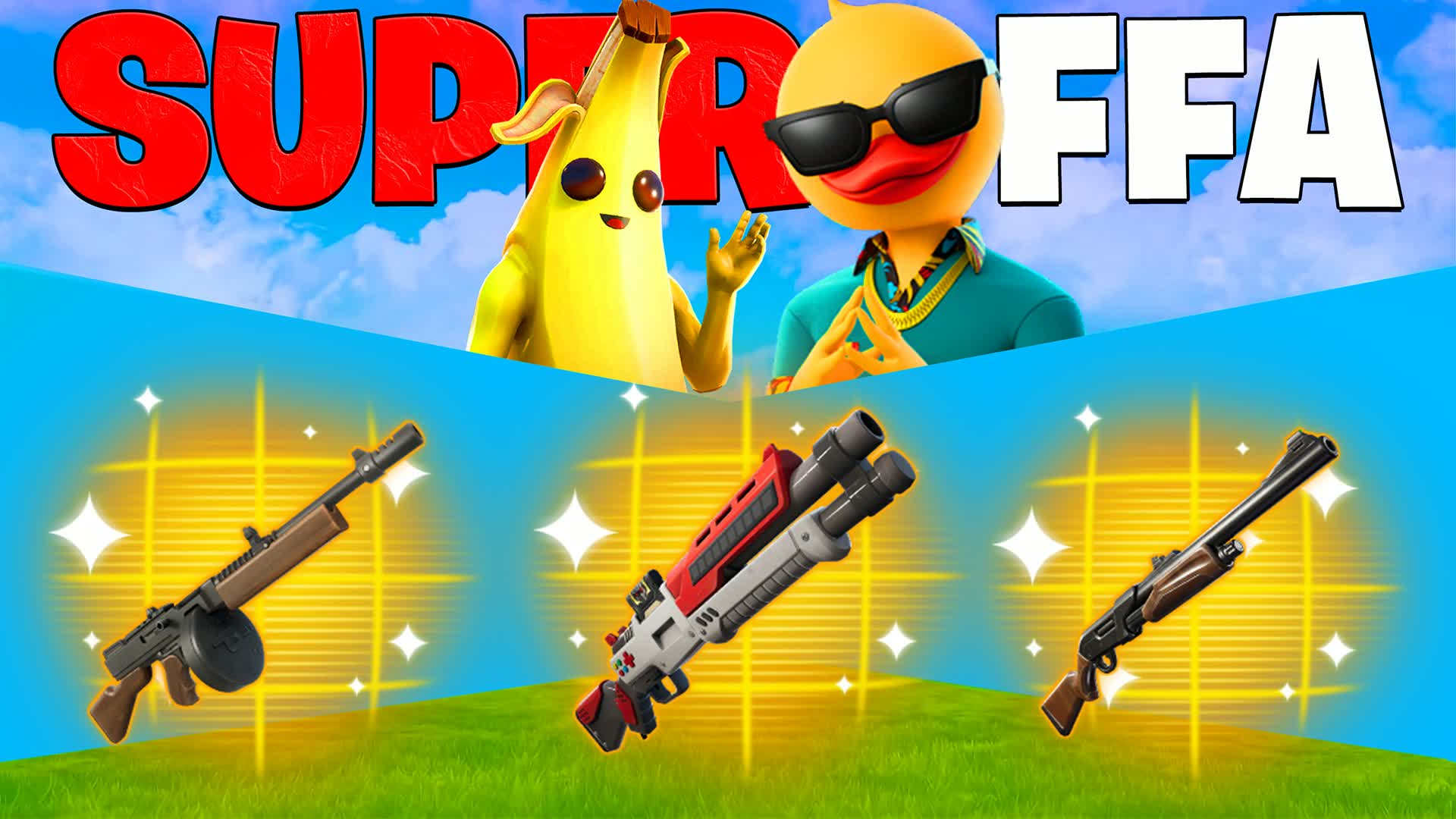 CRAZY FFA ALL WEAPONS⭐ — Fortnite Creative map
