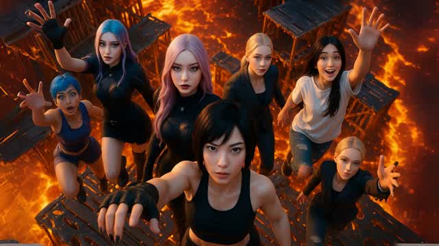 ¡El Piso es Lava! Zone Wars — Fortnite Creative map