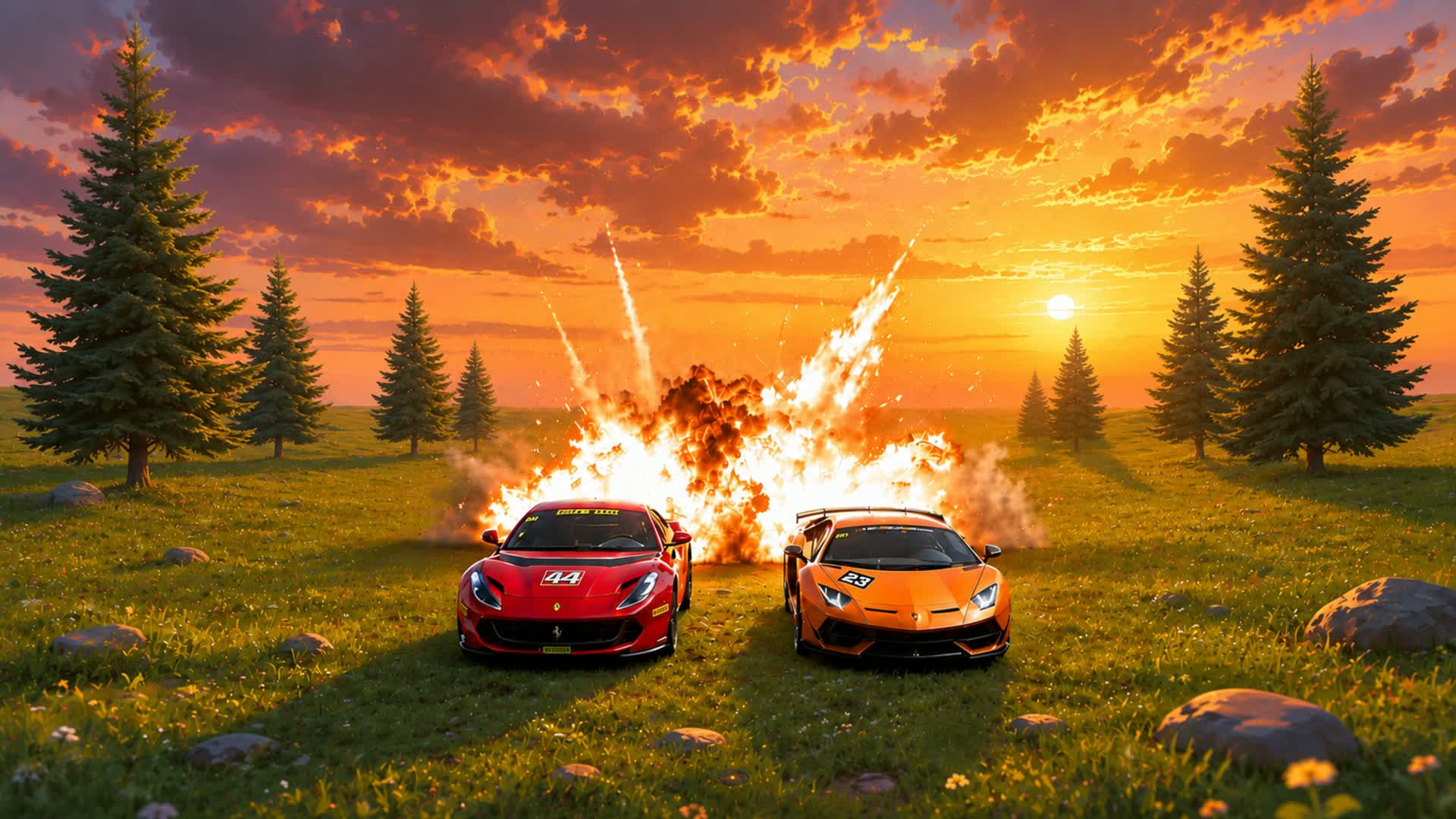 Free-for-all natural' mode - car — Fortnite Creative map