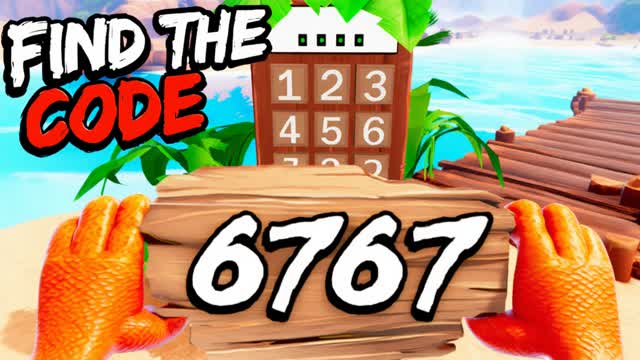 FIND THE CODE🔎IQ MINIGAME — Fortnite Creative map