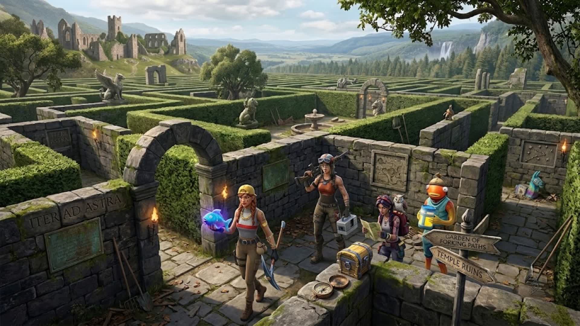 ESCAPA DEL LABERINTO — Fortnite Creative map