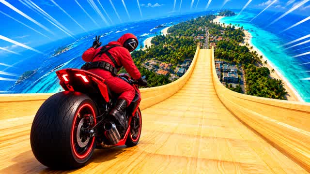 SUPER ROAD BATTLE - CAR GAME — Fortnite Creative map