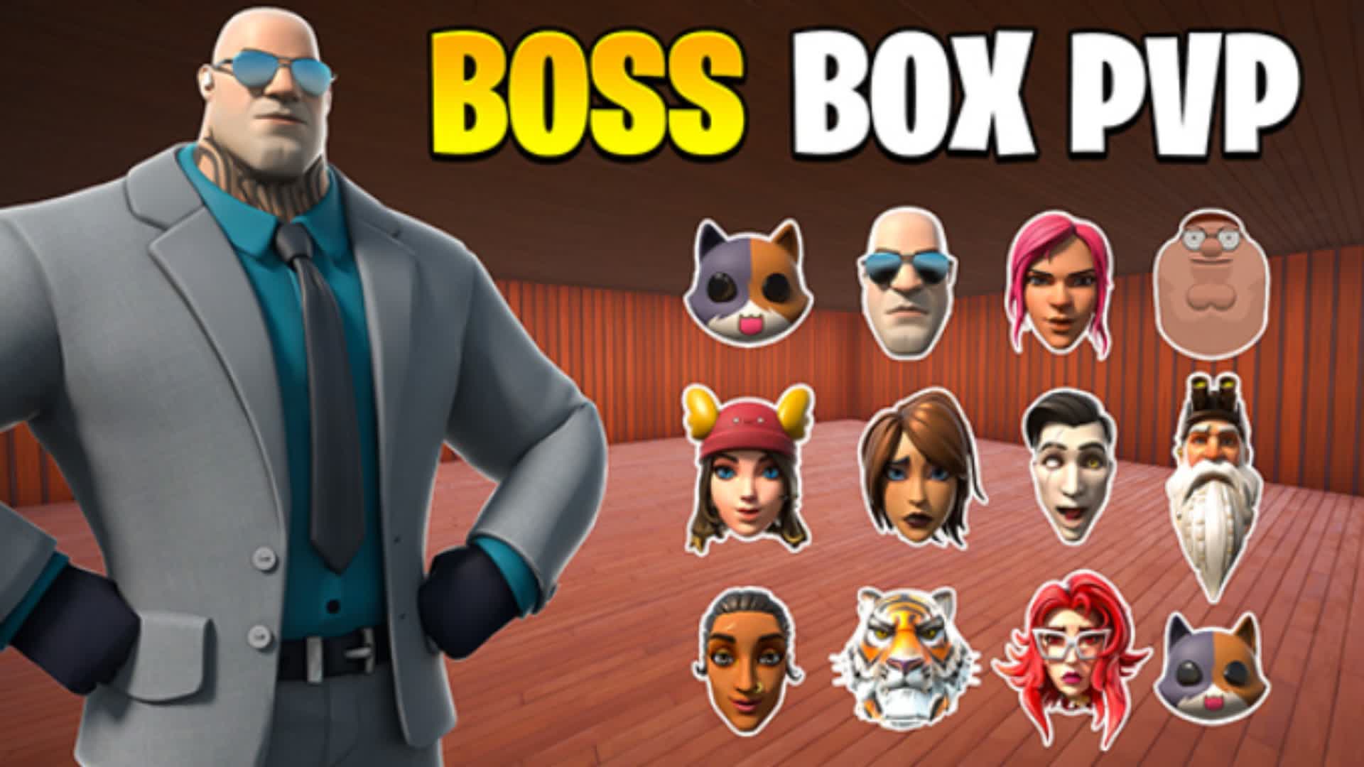 BOSS BOX PVP — Fortnite Creative map