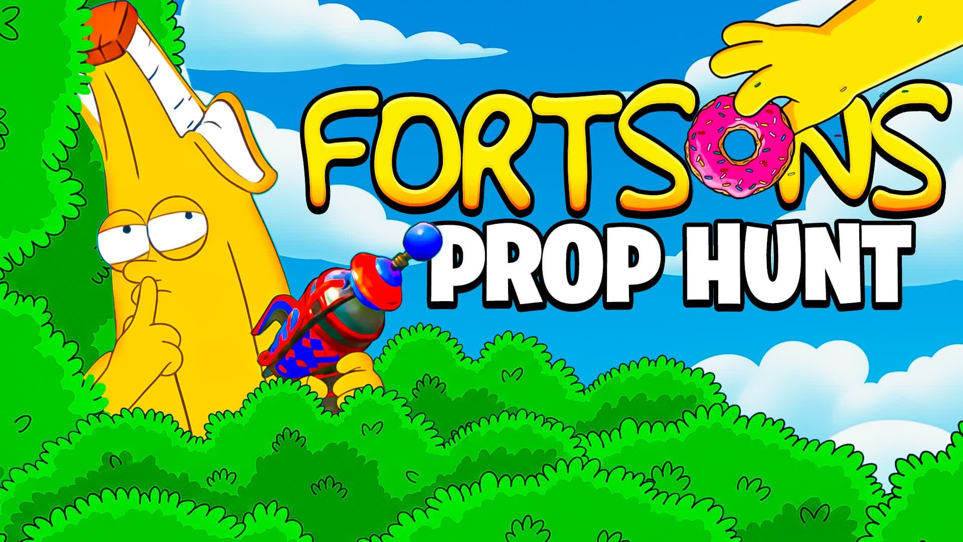 π© THE SIMPSONS PROP HUNT π© FORTSONS β Fortnite Creative map