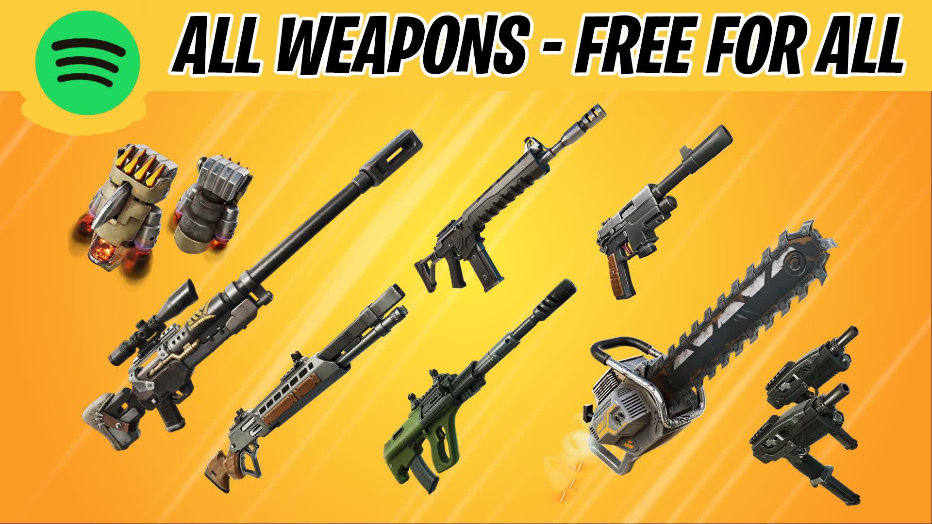 FREE FOR ALL - ALL WEAPONS - ALL SEASONS β Fortnite Creative map