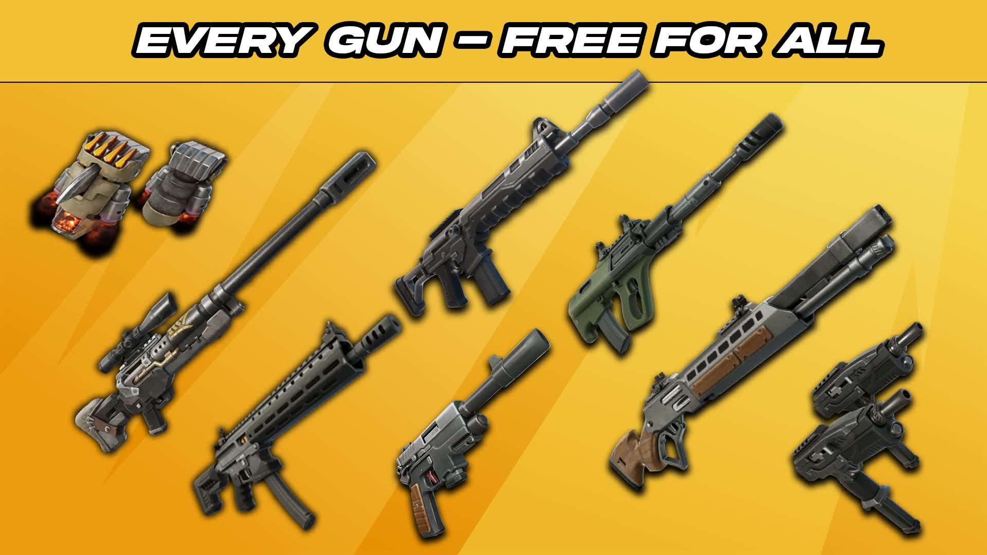 Every Gun - FFA โญ โ Fortnite Creative map