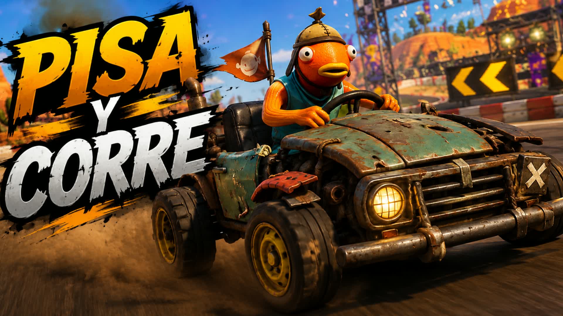 PISA Y CORRE — Fortnite Creative map