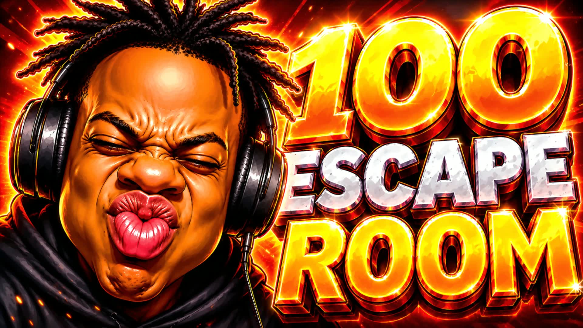 100 STREAMER ESCAPE ROOM π₯ β Fortnite Creative map