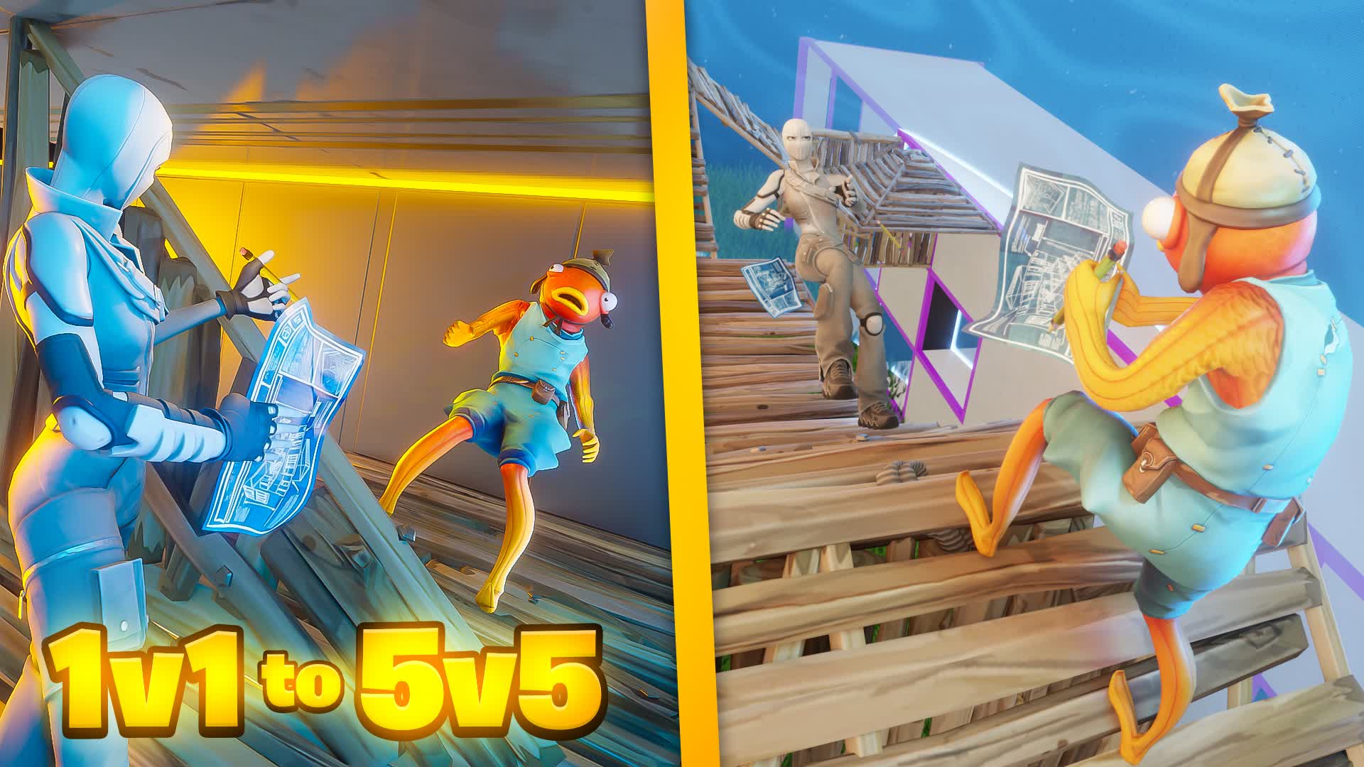 NK BOX FIGHT & ZONE WARS (1v1 to 5v5) π― β Fortnite Creative map