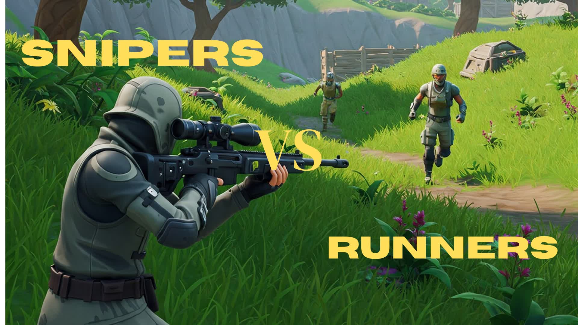 Runners Vs Snipers — Fortnite Creative map