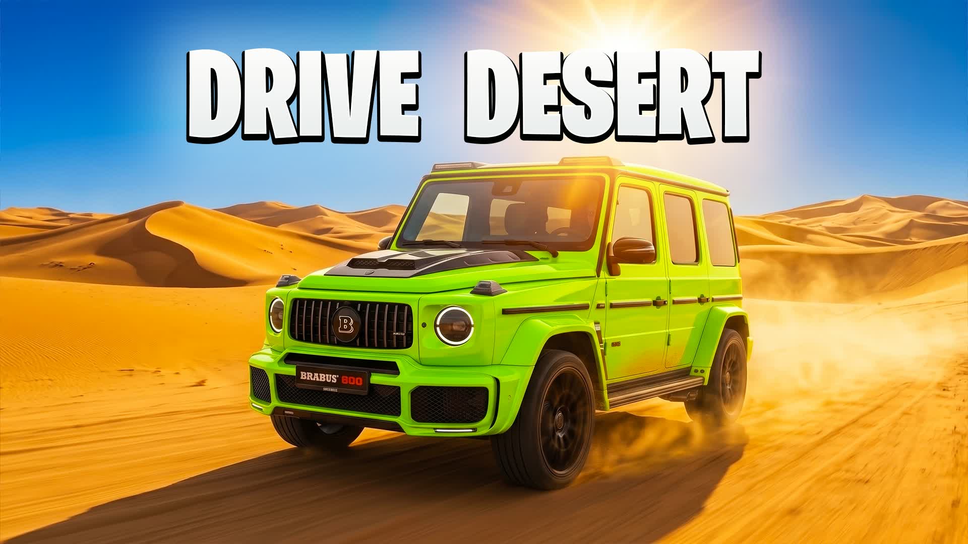 DRIVE DESERT — Fortnite Creative map