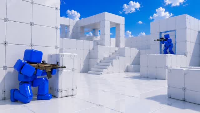 RED VS BLUE 🔵🔴 RESPECT ALL PLAYERS — Fortnite Creative map