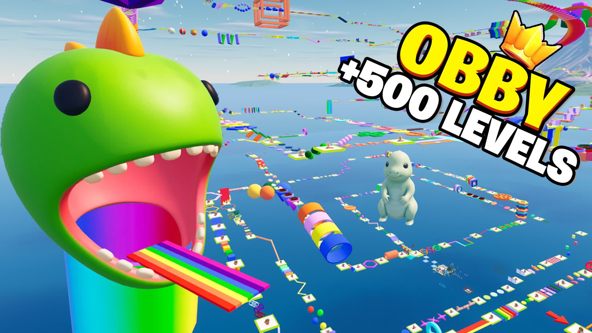 500 LEVEL OBBY PARKOUR β¨ β Fortnite Creative map