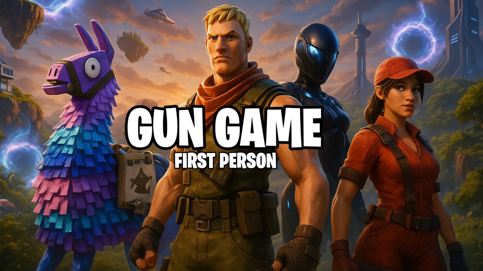 Gun Game Tilted Nuketown ⭐️ (Kymboz) — Fortnite Creative map