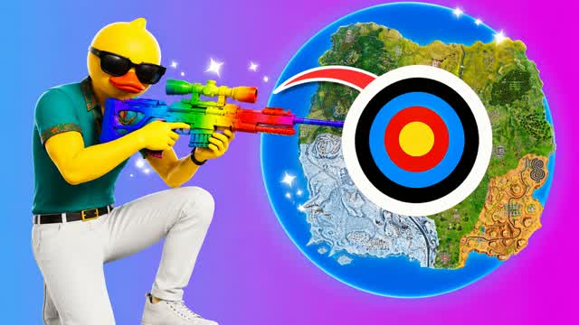 UNC TURBO LIT TRICKSHOT PARKOUR — Fortnite Creative map