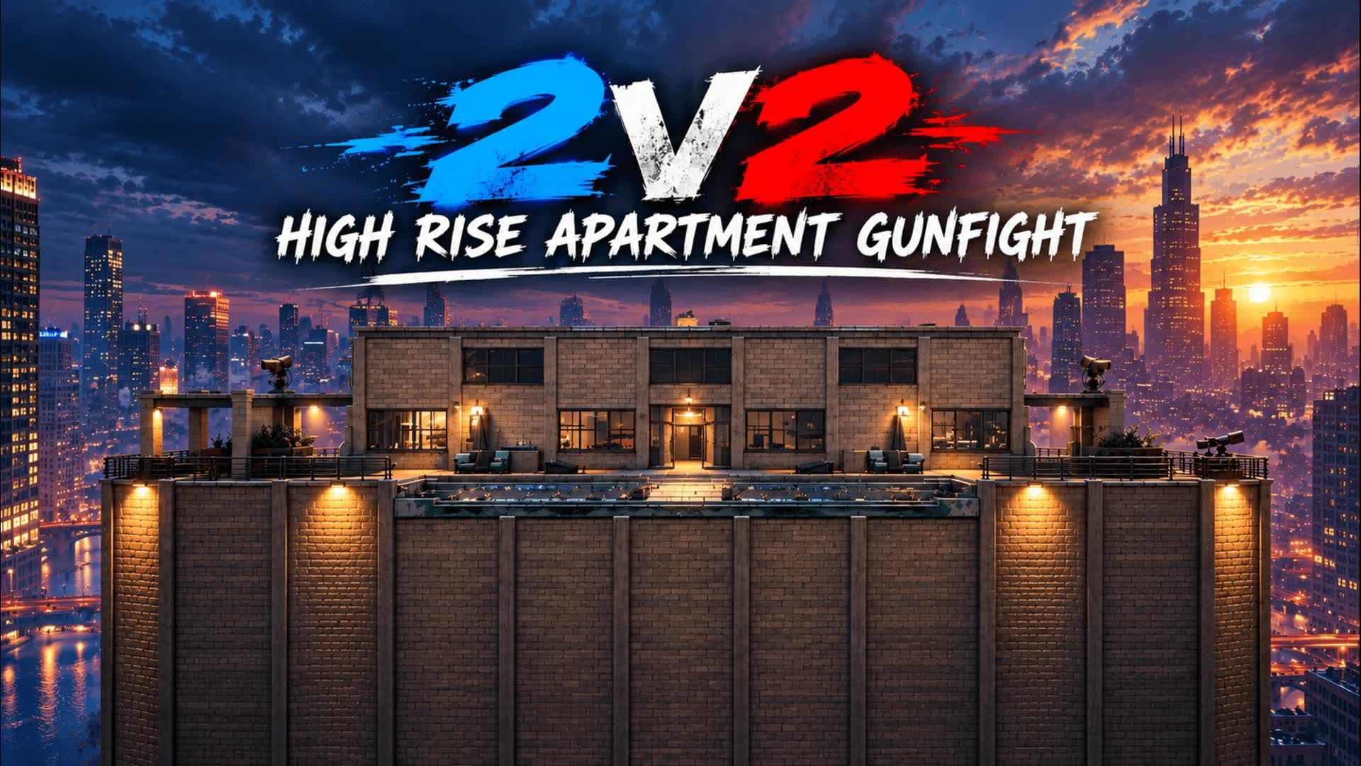 2v2 apartment GUN GAME GUNFIGHT — Fortnite Creative map
