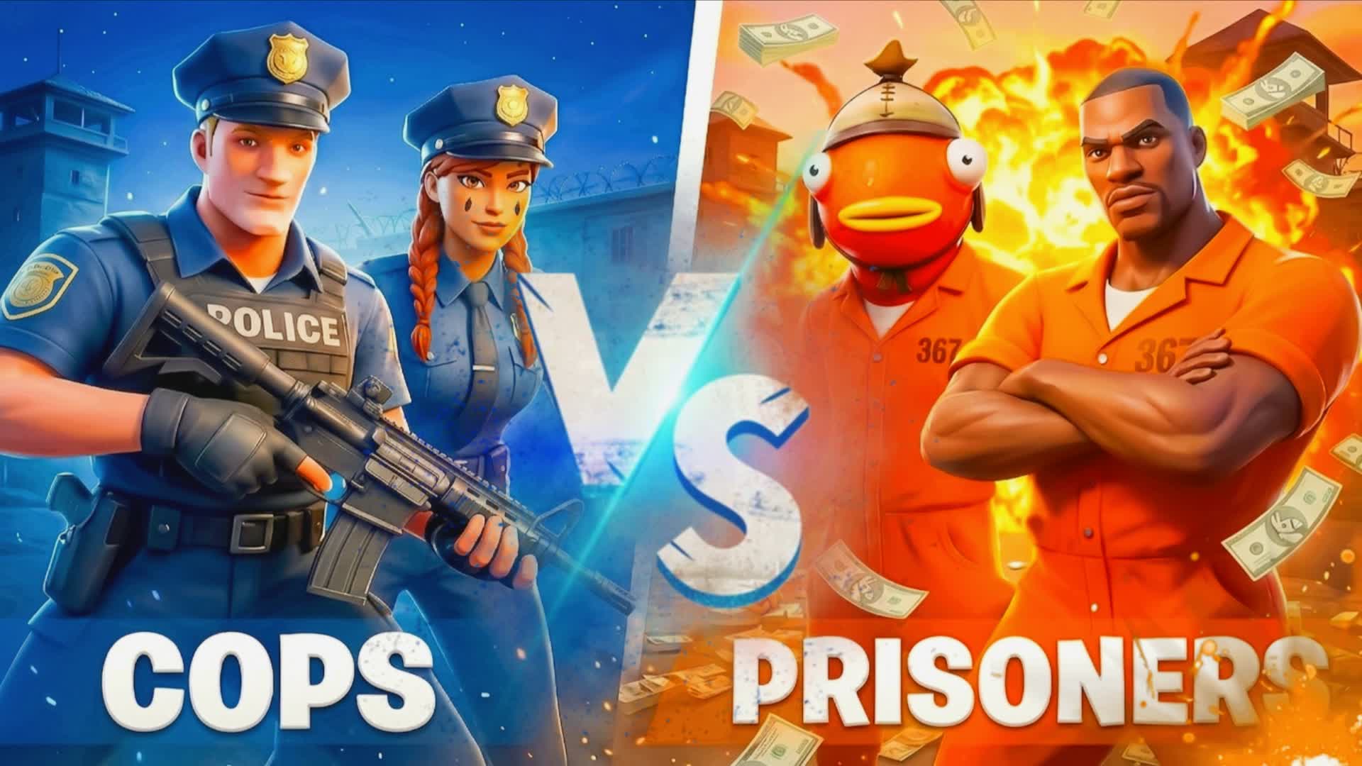 Cops VS Prisoners: Prison escape RP🔹 — Fortnite Creative map