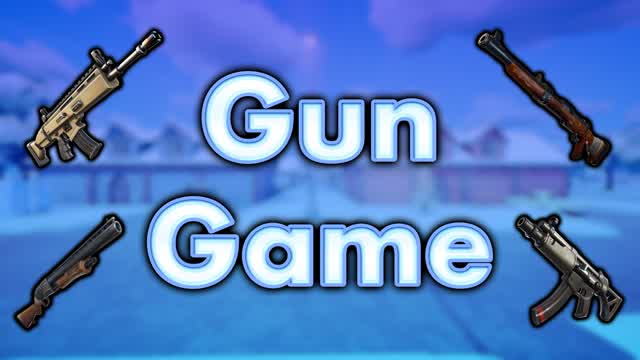 Snowy Suburbs Gun Game — Fortnite Creative map