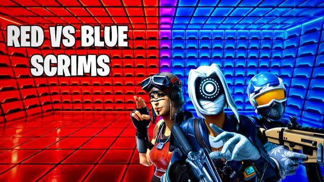 RED VS BLUE SCRIMS — Fortnite Creative map
