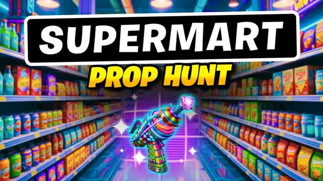 Supermart Prop Hunt π Hide β Fortnite Creative map